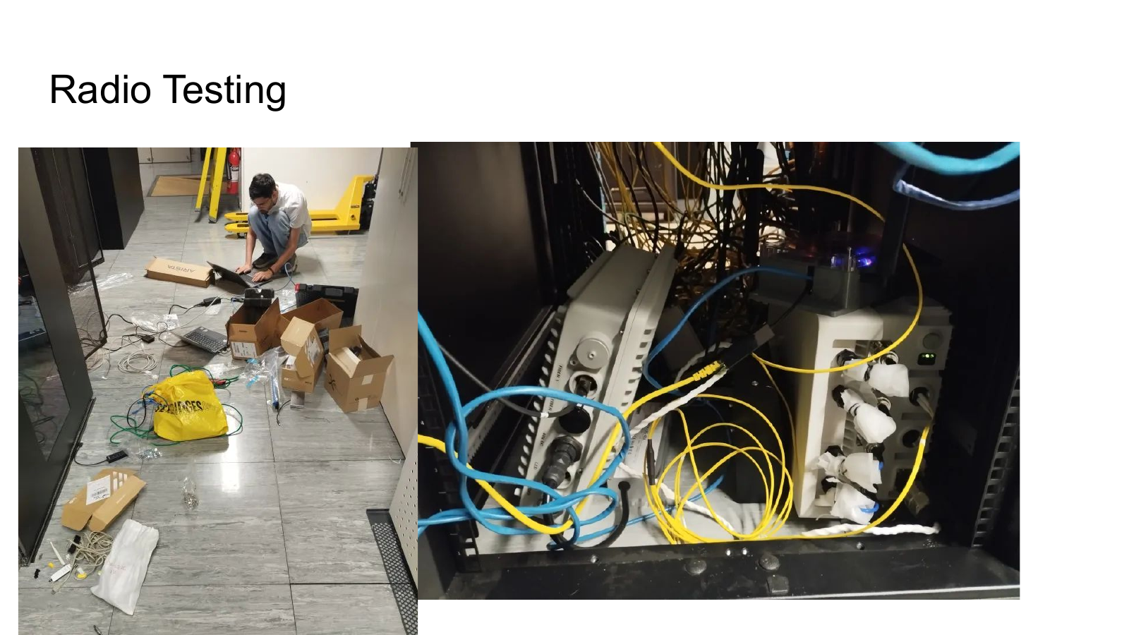 Campus5G DSIT slide 86: Radio Testing